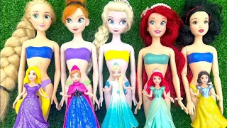 Looking for Disney Princess Dresses DIY Miniature Ideas for Barbie Wig, Dress, Faceup, and More! DIY