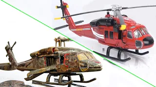 Restoring a Rusty Helicopter - Abandoned Helicopter 50 Years old