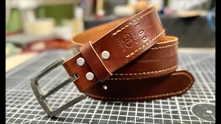 Belt from genuine leather with your own hands. Nuances and problems of manufacturing.