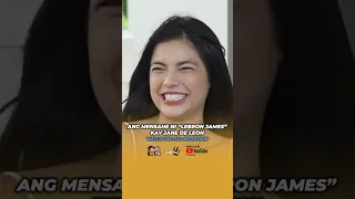 Lebron James, may tanong kay Jane de Leon?!😮