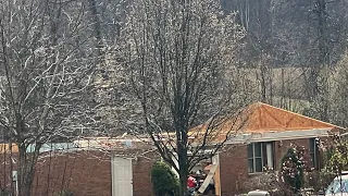 One of the Tornados in Madison, Indiana today 3-14-24