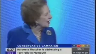 Thatcher's Last Great Public Speech