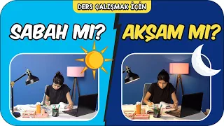 Sabah mı Yoksa Akşam mı Ders Çalışmalı? 🤔