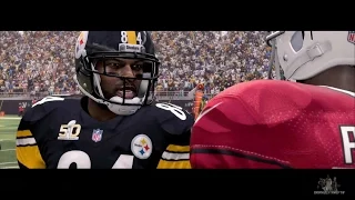 Madden 16 Opening Gameplay - Steelers vs Cardinals Superbowl 50
