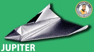 How to make a 3D Paper Airplane "JUPITER" [Tutorial] | Takuo Toda