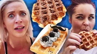 Trying INSTA FAMOUS Waffles!