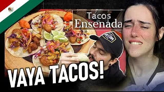 REACCION 🤤🤤SON LOS MEJORES TACOS?? 🔴⚪🟢 Tacos estilo Ensenada | La Capital