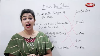 CBSE Class 3 Science : The Moon, Sun and Stars | Match The Column | Science Activities For Kids