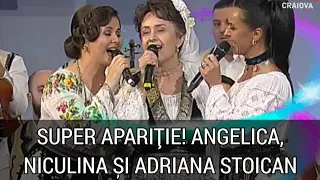 Angelica Stoican, momente inedite pe scenă alături de fiicele sale, Niculina și Adriana.