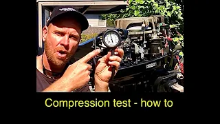 How to compression test an outboard