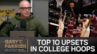 Top 10 Upsets Last Night in College Hoops, Tigers v Rice, Tennessee v NCAA | Gary Parrish Show