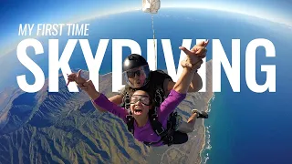 What to do in HAWAII: SKYDIVE over HONOLULU with Pacific Skydiving!  #TandemSkydiving ⎮Jessa Bonelli