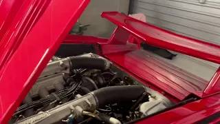 1989 Lamborghini Countach Cold Start