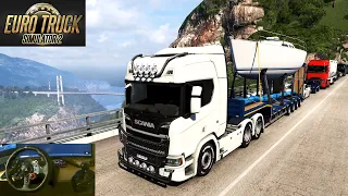 Scania R480 - Mapa GRAND UTOPIA | Euro Truck Simulator 2 - v1.50 | Logitech g29 gameplay