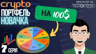 Що КУПИТИ На 100$ ► Криптопортфель НОВАЧКА | Аналіз РЕЗУЛЬТАТІВ та поповнення через 6 місяців