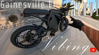 Vibing on revv1 Ebike in gainesville fl best ebike ever in 4k #ebike #revv1 #epic