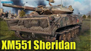 Статист на ЛТ тащит сливной бой World of Tanks XM551 Sheridan