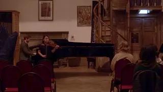 Bach: Concerto in A Minor 2nd Movement BWV 1041 | Hannah Yap