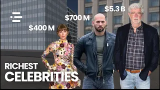 Richest Celebrities in the World (3D Comparison)