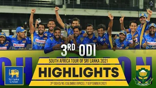 Sri Lanka seal series | 3rd ODI Highlights | Sri Lanka vs South Africa 2021