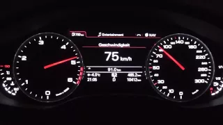 2013 Audi A7 Sportback 3.0 TDI 313 HP 0-100 km/h Acceleration