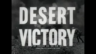 " DESERT VICTORY "   WWII BRITISH DOCUMENTARY  BATTLE FOR NORTH AFRICA VS. AFRIKA KORPS PART 1 34034