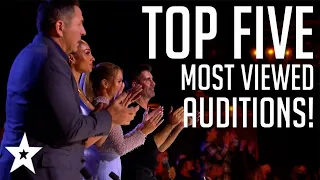 TOP 5 MOST VIEWED Auditions from Britain's Got Talent 2022! | Got Talent Global