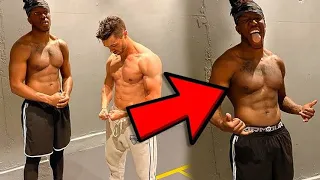 KSI and Alex Wassabi agree to switch the weight from 180 lbs to 175 lbs (FACE OFF)