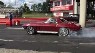 2016 Pure Stock Muscle Car Drag Race Burn Out '66 L79