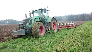 Fendt 828 + Kverneland PG7 Vario