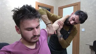Turkish Barber Face Massage | Head Massage | Body Massage | Unintentional ASMR