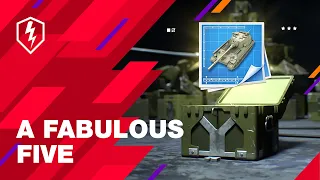 WoT Blitz. Five Cool Tanks in Lockboxes!