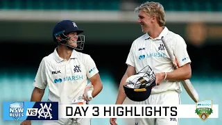 Fraser-McGurk leads Vics to tense win over NSW | Marsh Sheffield Shield 2020-21