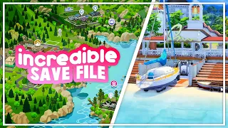 ALL WORLDS COMPLETED, lore & incredibly detailed sims 4 save file