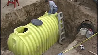 Installing a Rainwater Cistern