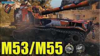 АРТА не ИМБА M53/M55 💩  World of Tanks лучший бой на САУ США