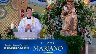 Quarta-Feira: Mistérios Gloriosos | Terço Mariano com @PadreManzottiOficial | 28/02/24