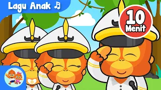 Aku Seorang Kapiten dan Lainnya | Kompilasi Lagu | Lagu Anak Balita | Coco dan Nana