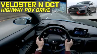 SAFETY & DRIVING ASSIST TEST! 2022 Hyundai Veloster N DCT - Highway POV Test Drive