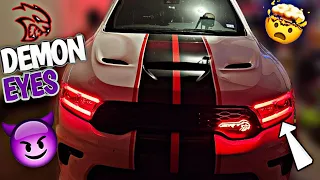 DEMON EYES AND DRL INSTALLED ON MY HELLCAT DURANGO |RGB HALO KITS