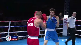 Dzhambulat Bizhamov (RUS) vs. Almir Memić (SRB) European Boxing Championships 2024 SF's (75kg)