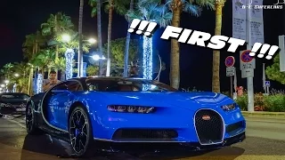 WORLD FIRST Customers  Bugatti CHIRON in the Street (Cannes)