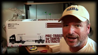 Unboxing the 1:14 scale Tamiya Pole Trailer