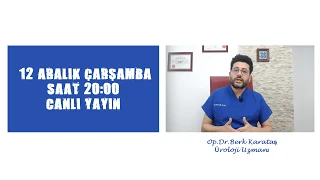 CANLI YAYIN   12 ARALIK 2018 ÇARŞAMBA SAAT 20:00