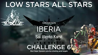 Arknights CC#9 Challenge 6 Guide Low Stars All Stars