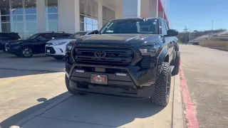2024 Tacoma with upgraded wheels/tires Black Edition