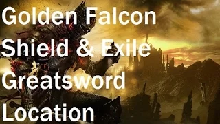 Dark Souls 3 - Golden Falcon Shield & Exile GreatSword Location Ring Of Sacrifice