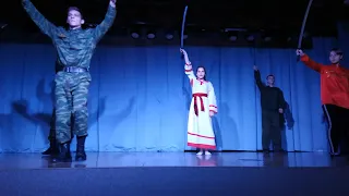 Фланкировка. Показательные выступления. Танец с шашкой. show Russian Sword Dance.  Shashka