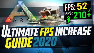 🔧 ARK Survival Evolved: Dramatically increase performance / FPS with any setup! 2020 FPS BOOST