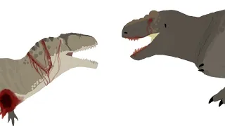 tyrannosaurus Rex vs giganotosaurus (dc2/dino)